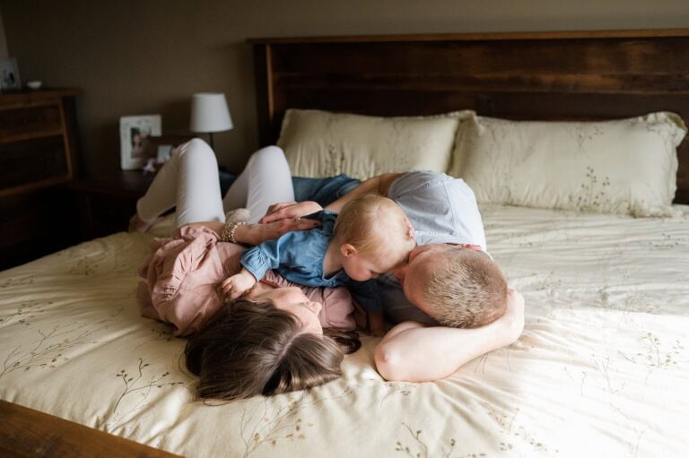 The Longman Family | In Home Iowa Family Photographer